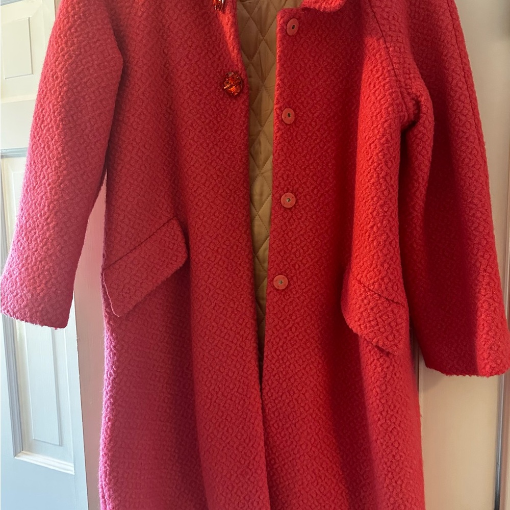 Rachel Riley Pink Textured Coat
